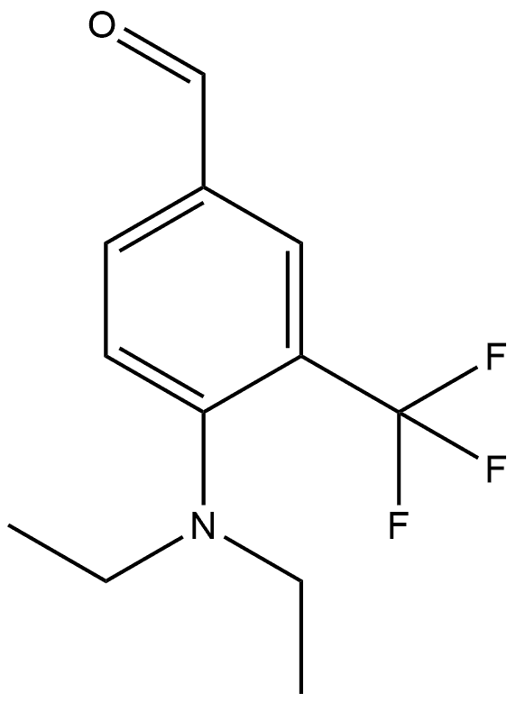 4-(Diethylamino)-3-(trifluoromethyl)benzaldehyde Structure