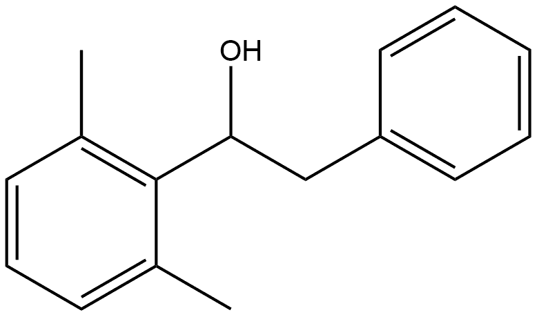 α-(2,6-Dimethylphenyl)benzeneethanol Structure