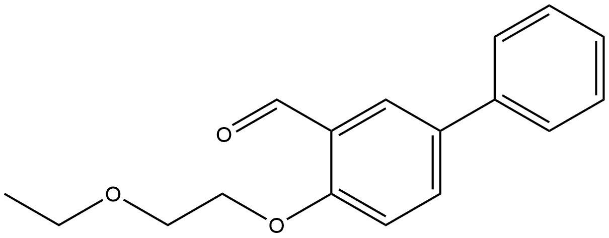 4-(2-Ethoxyethoxy)[1,1'-biphenyl]-3-carboxaldehyde Structure