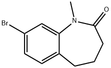 8-bromo-1-methyl-4,5-dihydro-1H-benzo[b]azepin-2(3H)-one Structure