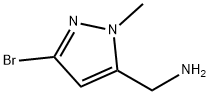 1H-Pyrazole-5-methanamine, 3-bromo-1-methyl- Structure