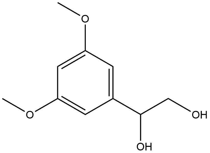 1-(3,5-Dimethoxyphenyl)-1,2-ethanediol Structure