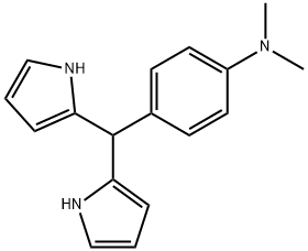 Benzenamine, 4-(di-1H-pyrrol-2-ylmethyl)-N,N-dimethyl- Structure