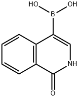 1-oxo-1,2-dihydroisoquinolin-4-yl)boronic acid Structure