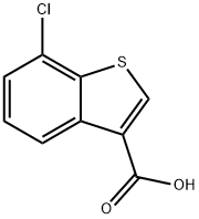 7-chloro-1-benzothiophene-3-carboxylic acid Structure