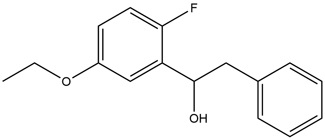 α-(5-Ethoxy-2-fluorophenyl)benzeneethanol Structure