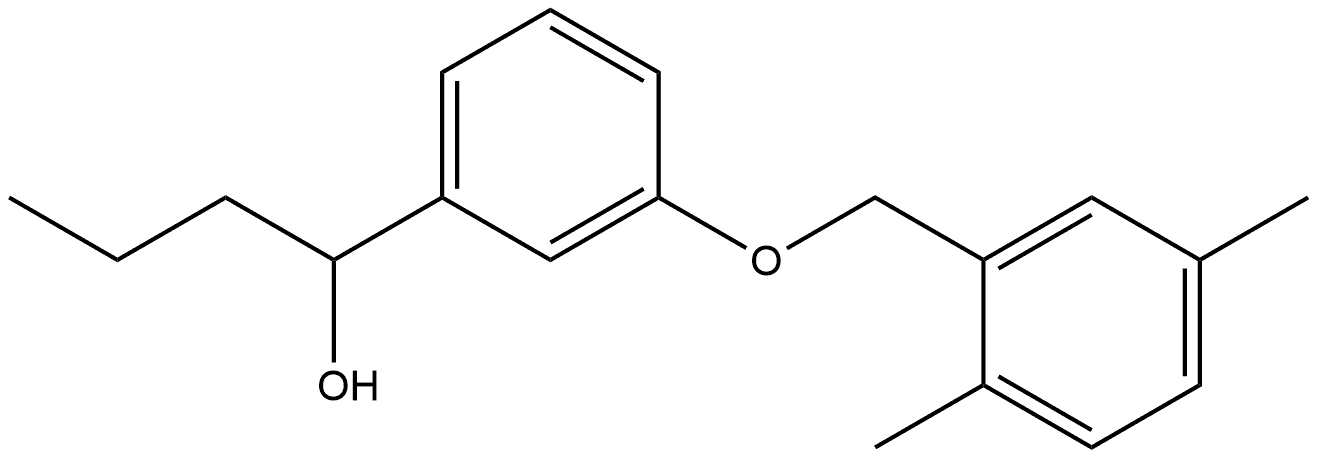 3-[(2,5-Dimethylphenyl)methoxy]-α-propylbenzenemethanol Structure