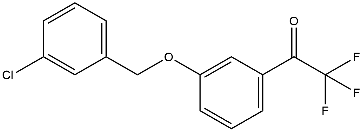 1-(3-((3-Chlorobenzyl)oxy)phenyl)-2,2,2-trifluoroethanone Structure