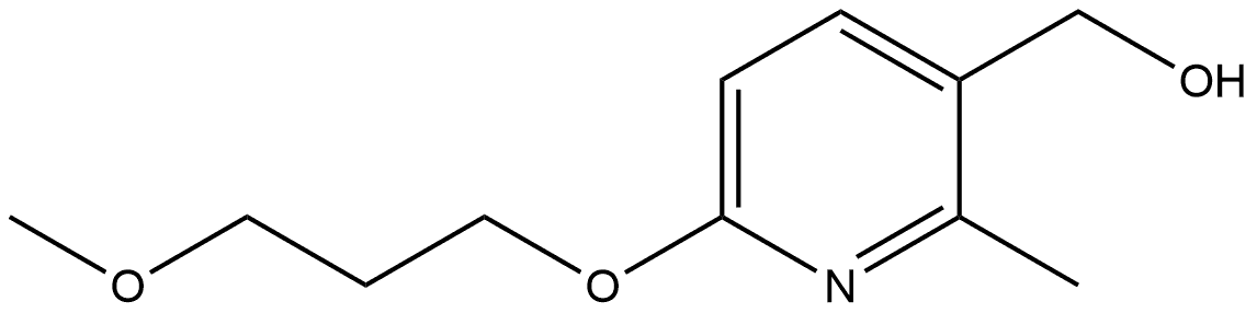 6-(3-Methoxypropoxy)-2-methyl-3-pyridinemethanol Structure