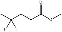 Pentanoic acid, 4,4-difluoro-, methyl ester 구조식 이미지