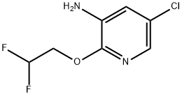 5-chloro-2-(2,2-difluoroethoxy)pyridin-3-amin Structure