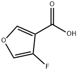 3-Furancarboxylic acid, 4-fluoro- Structure