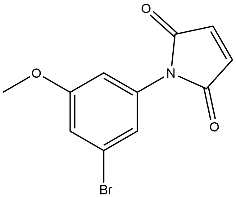 1-(3-Bromo-5-methoxyphenyl)-1H-pyrrole-2,5-dione Structure