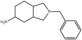 1H-Isoindol-5-amine, octahydro-2-(phenylmethyl)- Structure