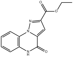 Pyrazolo[1,5-a]quinoxaline-2-carboxylic acid, 4,5-dihydro-4-oxo-, ethyl ester Structure