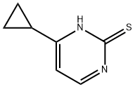 4-cyclopropylpyrimidine-2-thiol 구조식 이미지