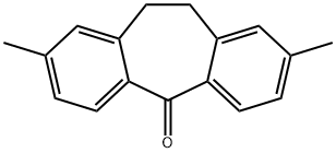 5H-Dibenzo[a,d]cyclohepten-5-one, 10,11-dihydro-2,8-dimethyl- Structure