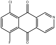 9-Chloro-6-fluorobenzo[g]isoquinoline-5,10-dione Structure