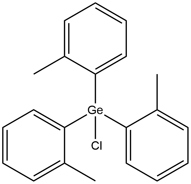 chlorotri-o-tolylgermane Structure