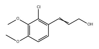 3-(2-Chloro-3,4-dimethoxyphenyl)prop-2-en-1-ol Structure