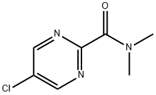 5-chloro-N,N-dimethylpyrimidine-2-carboxamide Structure