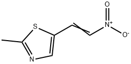 Thiazole, 2-methyl-5-(2-nitroethenyl)- Structure