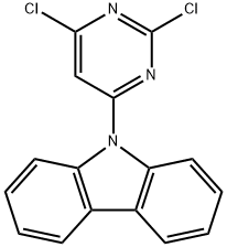 9H-Carbazole, 9-(2,6-dichloro-4-pyrimidinyl)- Structure