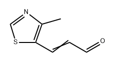 3-(4-Methylthiazol-5-yl)acrylaldehyde Structure