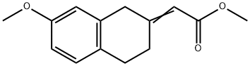 methyl 2-[(2Z)-7-methoxy-1,2,3,4-tetrahydronaphthalen-2-ylidene]acetate Structure