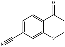 4'-Cyano-2'-(methylthio)acetophenone Structure