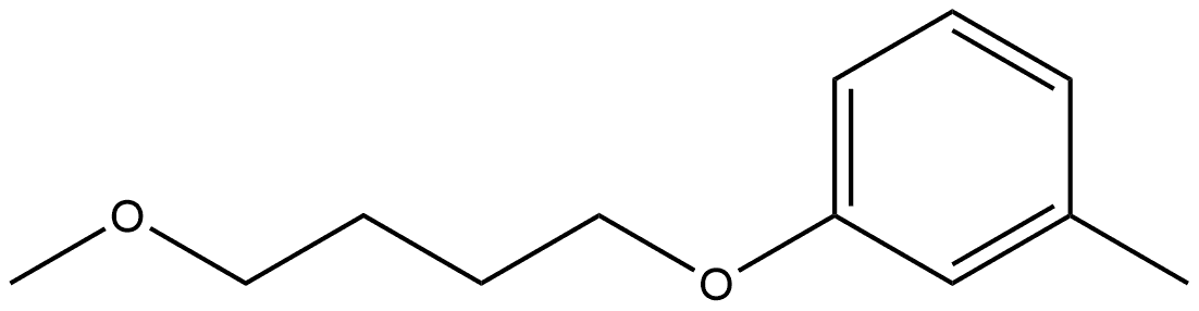 1-(4-Methoxybutoxy)-3-methylbenzene Structure