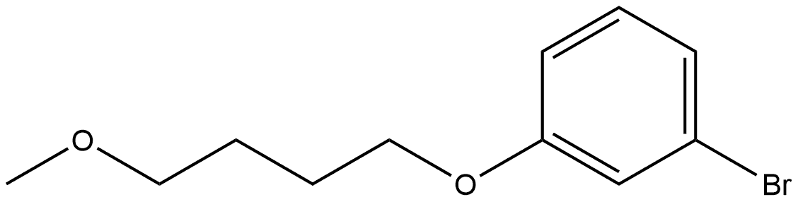 1-Bromo-3-(4-methoxybutoxy)benzene Structure