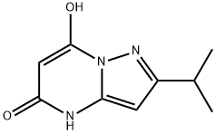 Pyrazolo[1,5-a]pyrimidin-5(4H)-one, 7-hydroxy-2-(1-methylethyl)- Structure