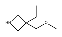 Azetidine, 3-ethyl-3-(methoxymethyl)- Structure