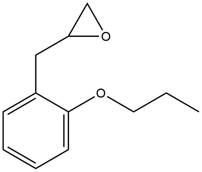 2-[(2-Propoxyphenyl)methyl]oxirane Structure