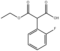 3-ethoxy-2-(2-fluorophenyl)-3-oxopropanoic acid Structure