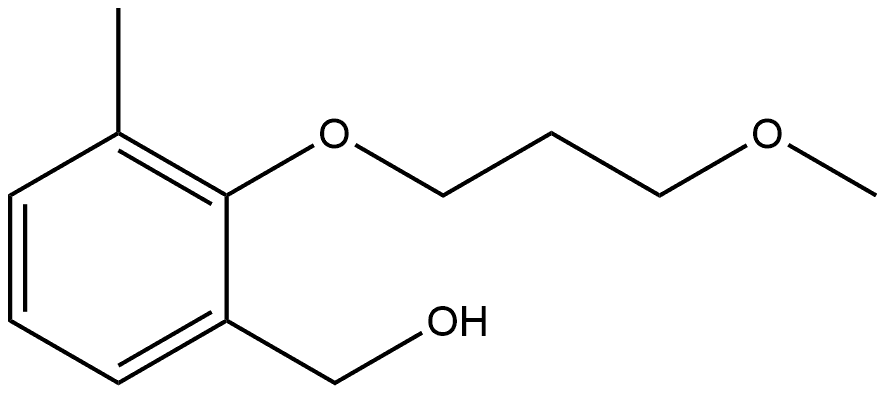 2-(3-Methoxypropoxy)-3-methylbenzenemethanol Structure