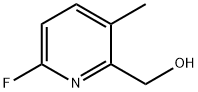 2-Pyridinemethanol, 6-fluoro-3-methyl- 구조식 이미지