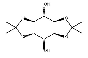 D-myo-Inositol, 1,2:4,5-bis-O-(1-methylethylidene)- Structure