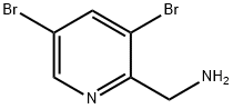 1-(3,5-dibromopyridin-2-yl)methanamine 구조식 이미지
