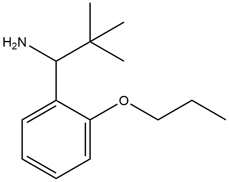 2,2-DIMETHYL-1-(2-PROPOXYPHENYL)PROPAN-1-AMINE Structure