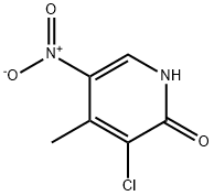 3-chloro-4-methyl-5-nitro-1,2-dihydropyridin-2-one Structure