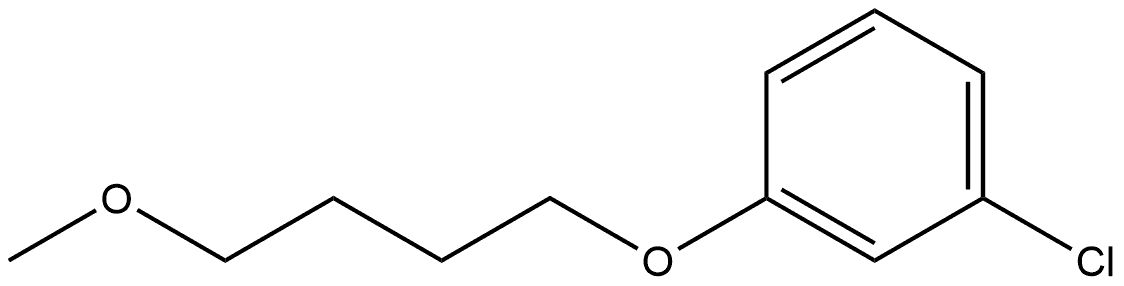 1-Chloro-3-(4-methoxybutoxy)benzene Structure