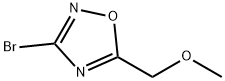 1,2,4-Oxadiazole, 3-bromo-5-(methoxymethyl)- Structure