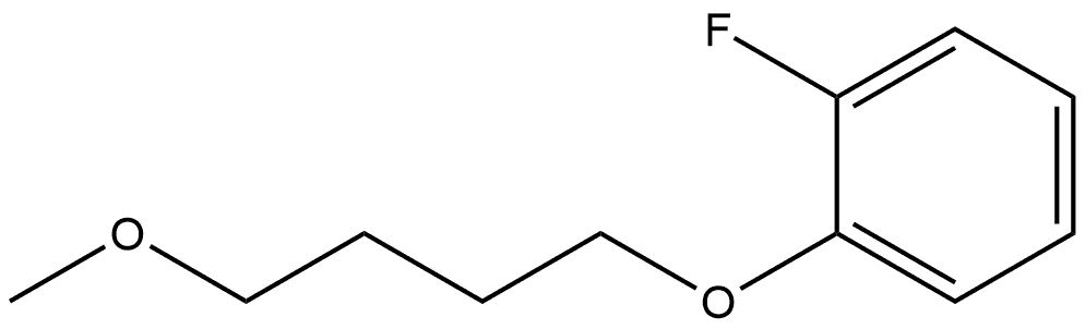 1-Fluoro-2-(4-methoxybutoxy)benzene Structure