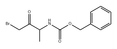 Carbamic acid, N-(3-bromo-1-methyl-2-oxopropyl)-, phenylmethyl ester Structure