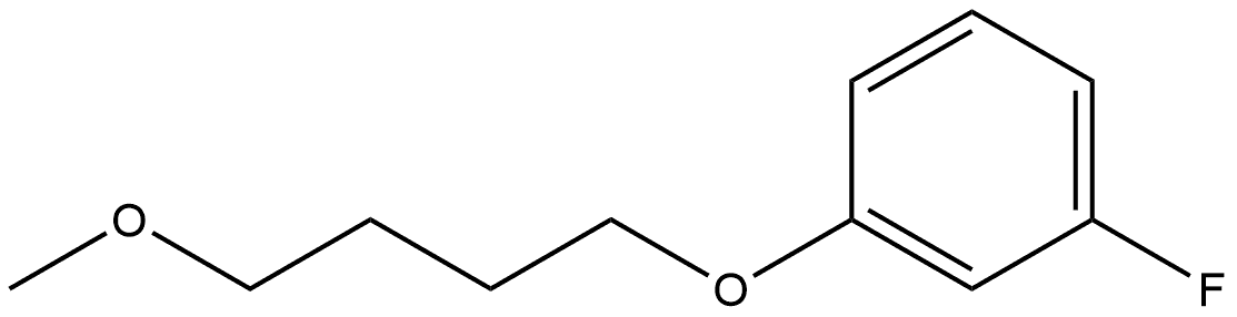 1-Fluoro-3-(4-methoxybutoxy)benzene Structure