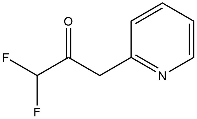 1,1-Difluoro-3-(pyridin-2-yl)propan-2-one Structure