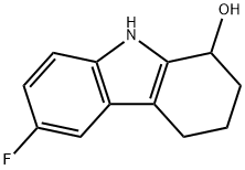 1H-Carbazol-1-ol, 6-fluoro-2,3,4,9-tetrahydro- Structure