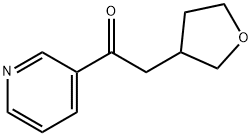 2-(oxolan-3-yl)-1-(pyridin-3-yl)ethan-1-one Structure